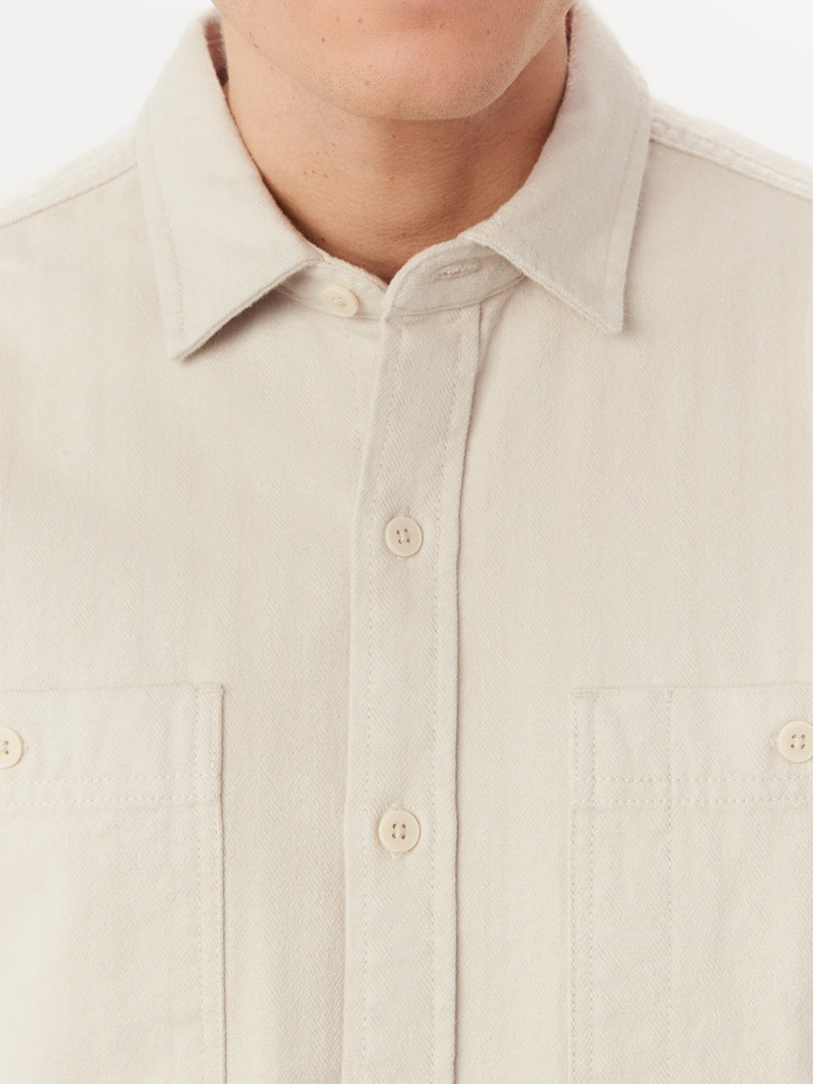 Buy Arrow Sports Heathered Herringbone Shirt online