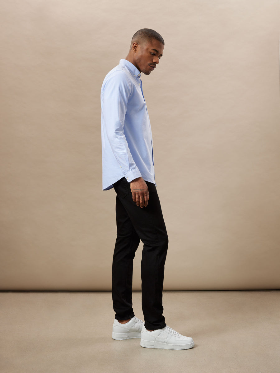 The Jasper Oxford Shirt in Medium Blue – Frank And Oak Canada