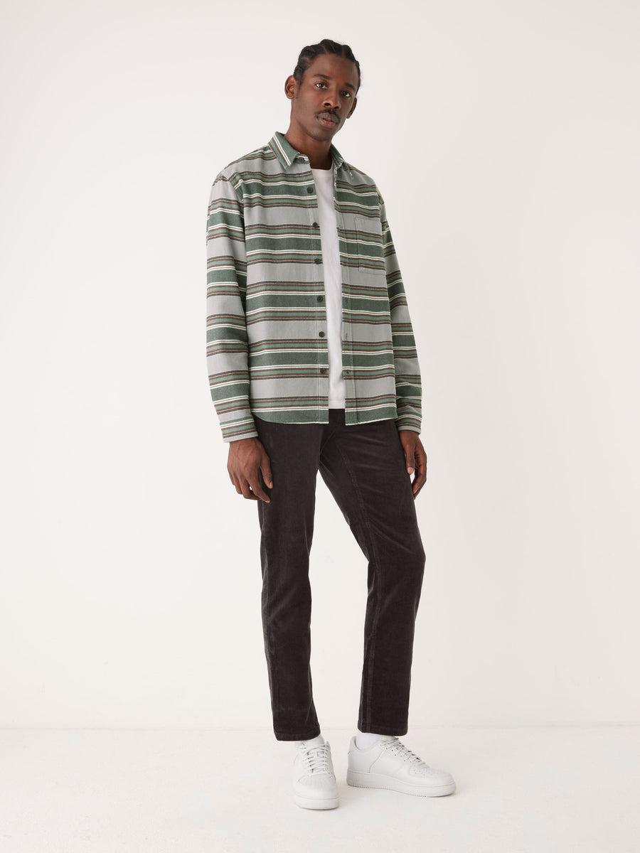 The Striped Blanket Shirt in Grey – Frank And Oak Canada