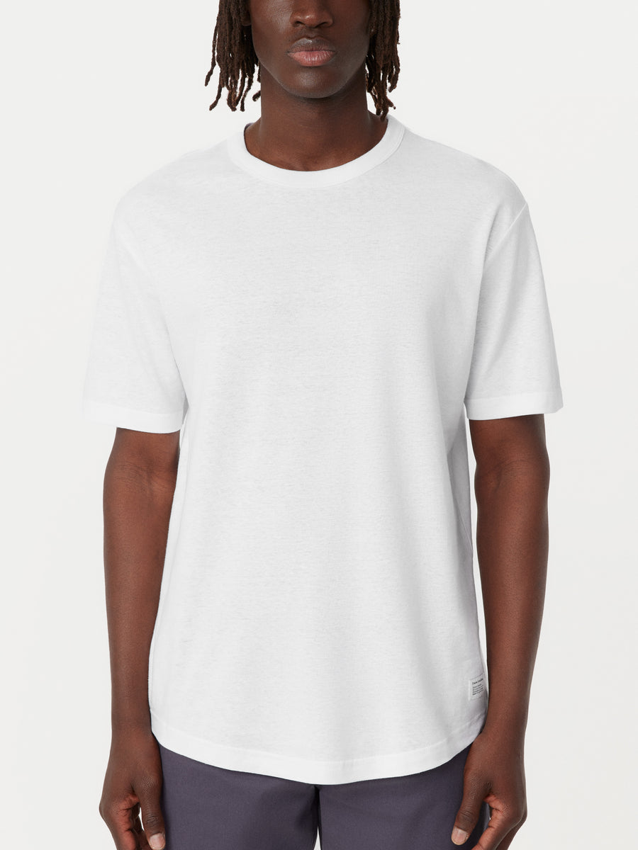 The Relaxed Hemp T-Shirt in White – Frank And Oak Canada