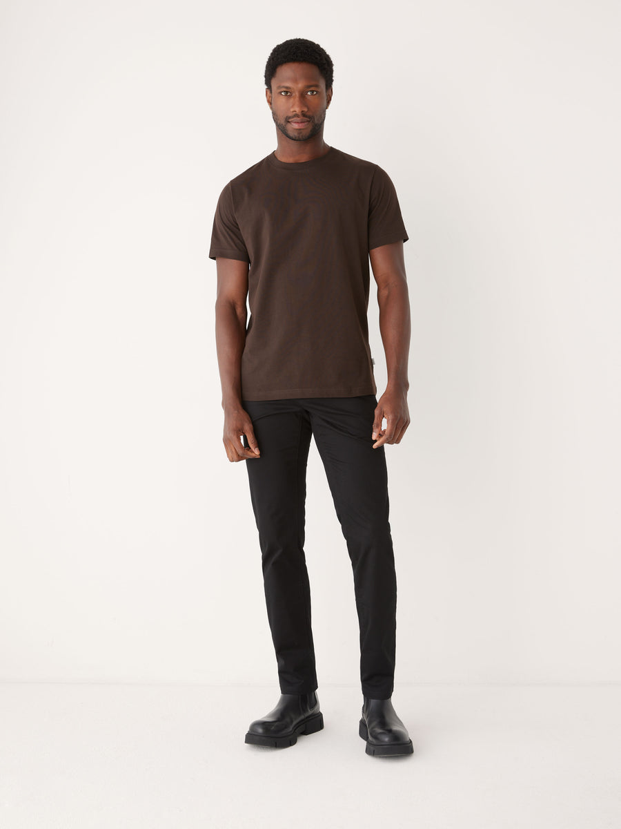 The Slim Fit Essential T-Shirt in Espresso – Frank And Oak Canada