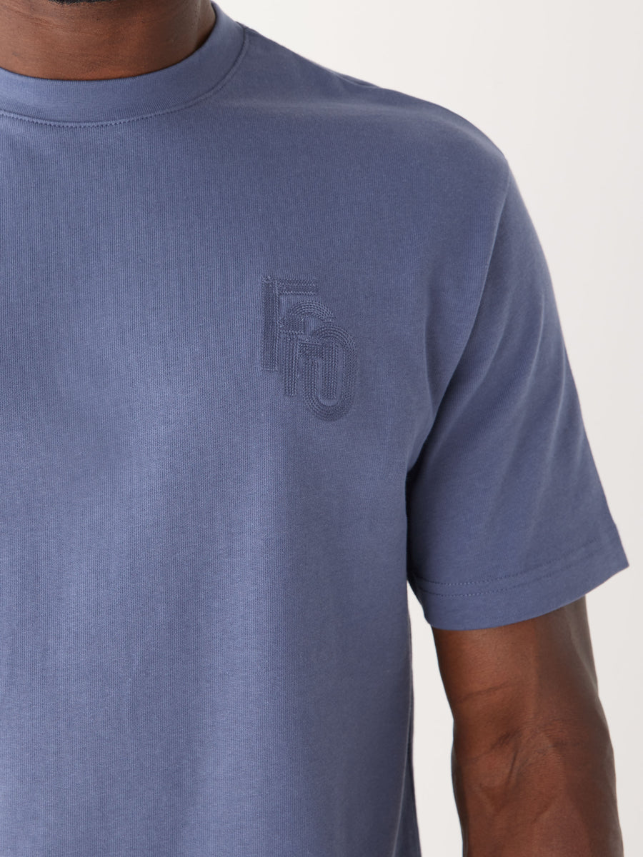 The Relaxed Logo T-shirt in Nightshadow Blue
