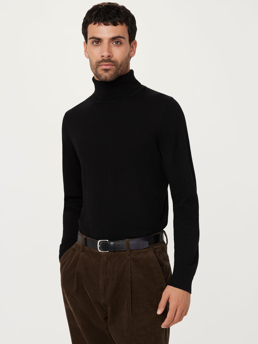BRIEFING WS WOOL TURTLE NECK ウール タートルネック WOOL RIB TURTLE NECK COMMAND TOP
