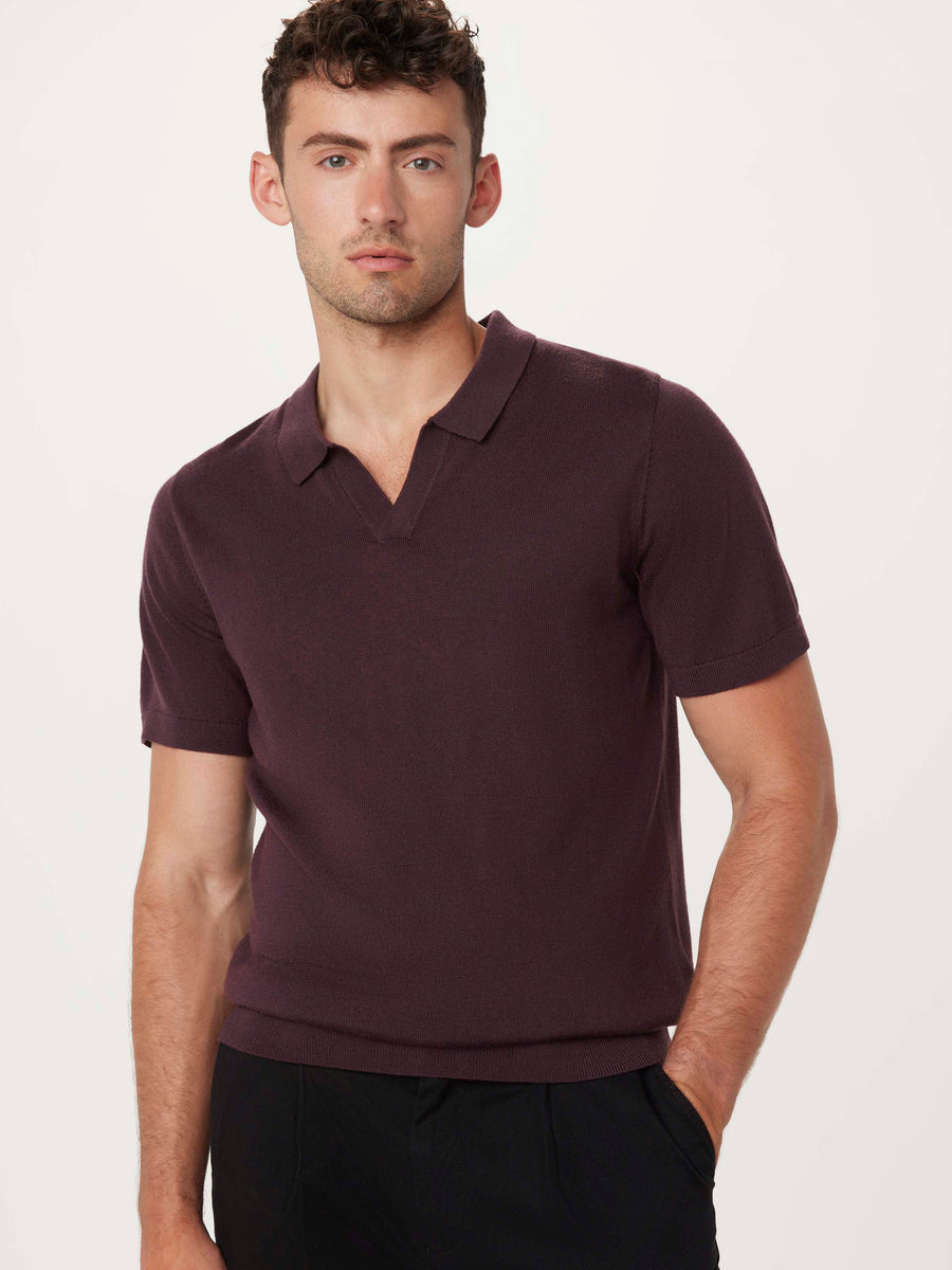 新品【MAGLIANO】TWISTED MERINO POLOサイズL MAGLIANO Twisted Merino Polo Inox Grey | REVERSIBLE