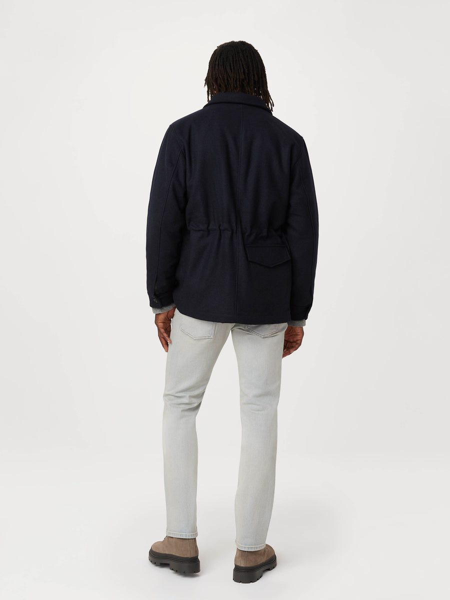 The Recycled Wool Field Jacket in Deep Blue – Frank And Oak