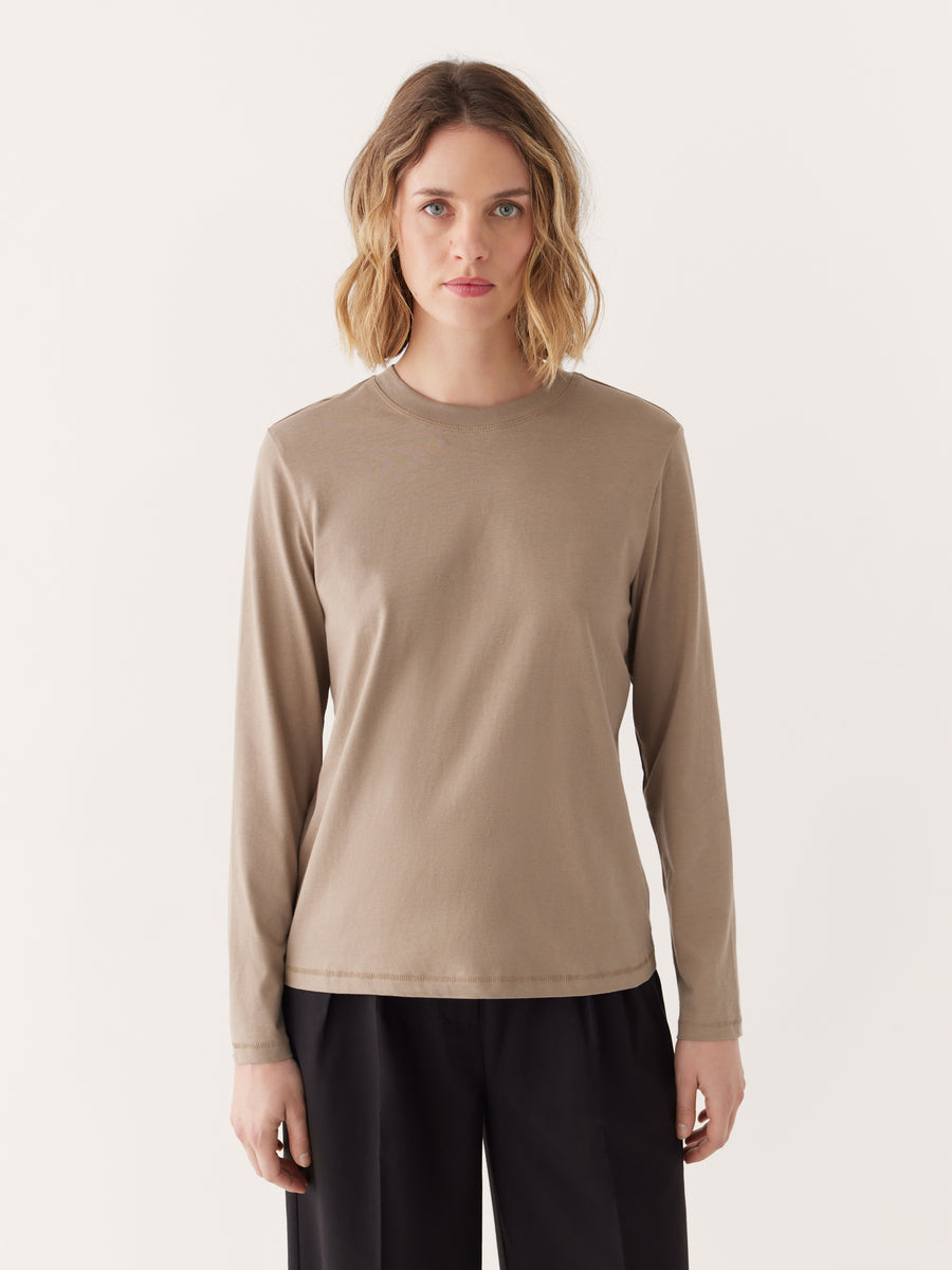 The Long Sleeve T-shirt in Champagne – Frank And Oak Canada