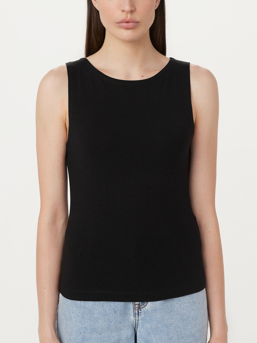 The Boat Neck Tank Top in Black – Frank And Oak Canada