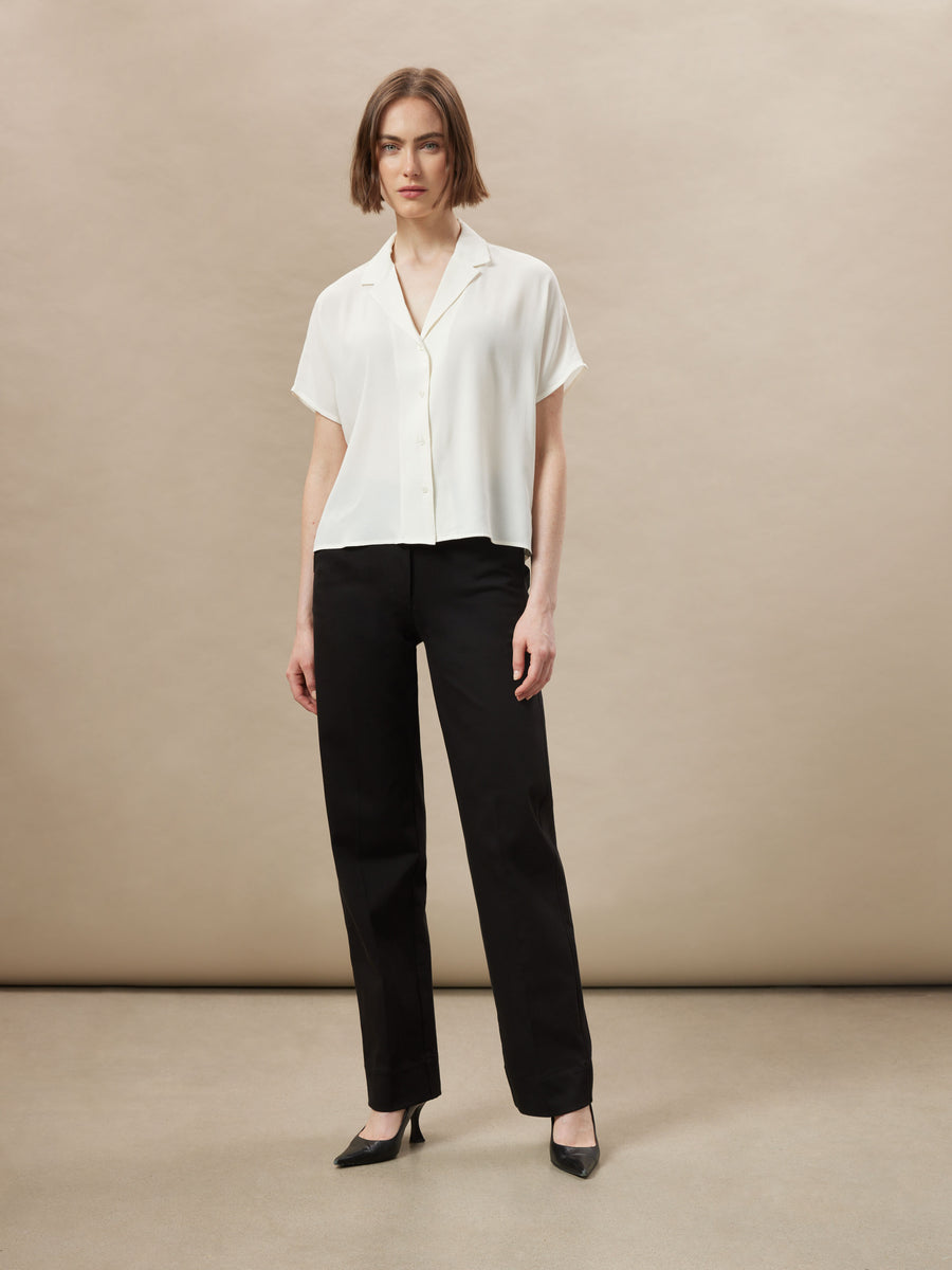 The Jane Straight Flex Pant in Black – Frank And Oak Canada