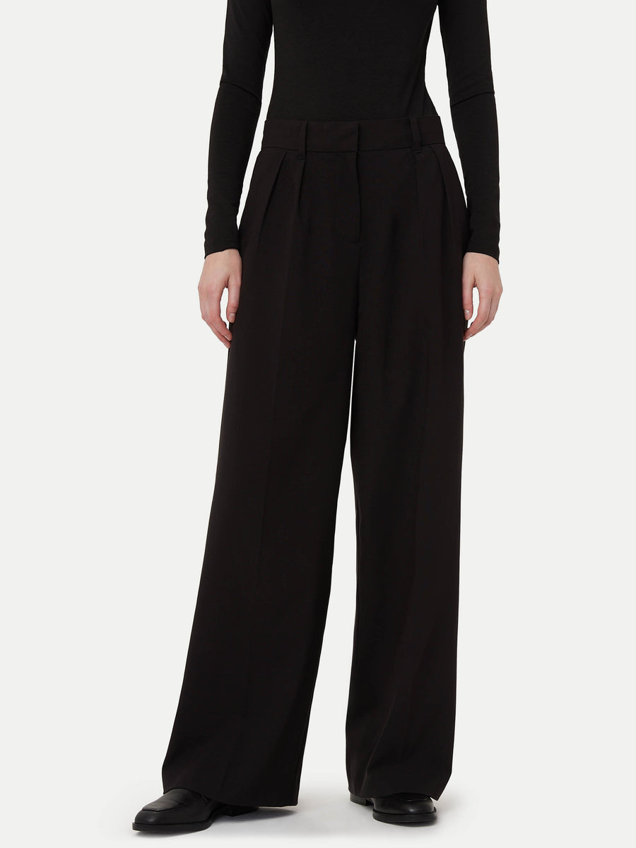 ★E.B.M★ Wide fit pants EMO4WPT040 Aubrey Wide Fit Baggy Jeans CN401 - Acubi style | LEWKIN
