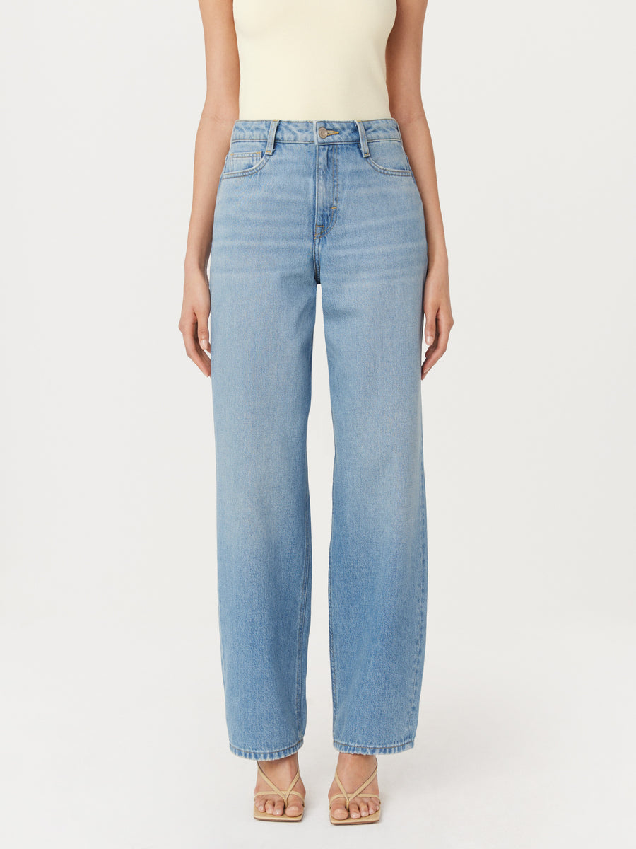 The Ellie Ultra Wide Leg Jean in Light Wash