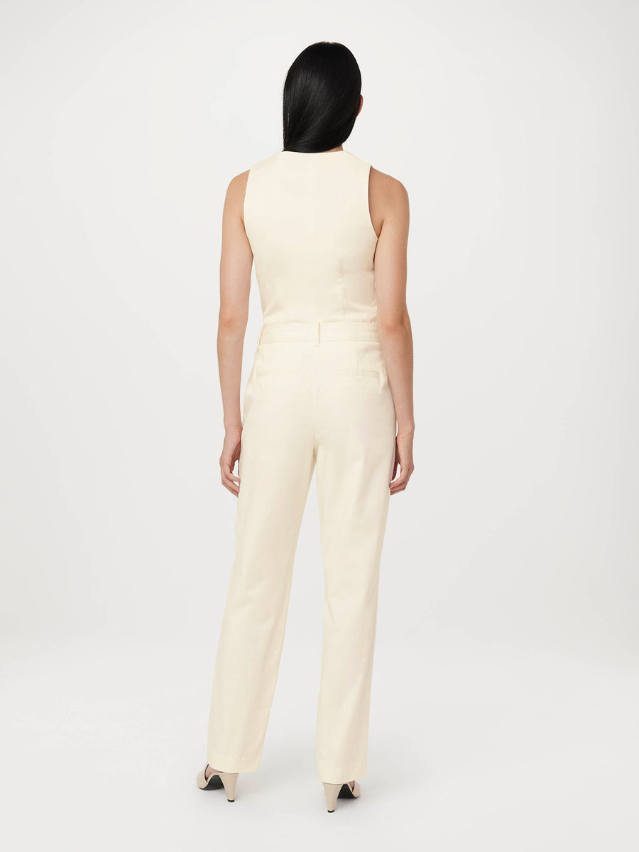 パンツ FRAME Women Straight Pants LSBL728AUCL Beige The Jane Straight Pant in Cream – Frank And Oak Canada