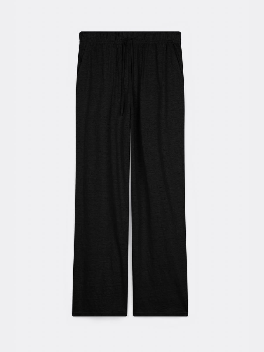 パンツ 2tuck black linen slacks pants LINEN 2TUCK SLACKS(BLACK) – ANCELLM