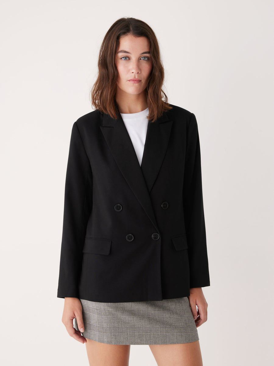 The Double Breasted Blazer in Black