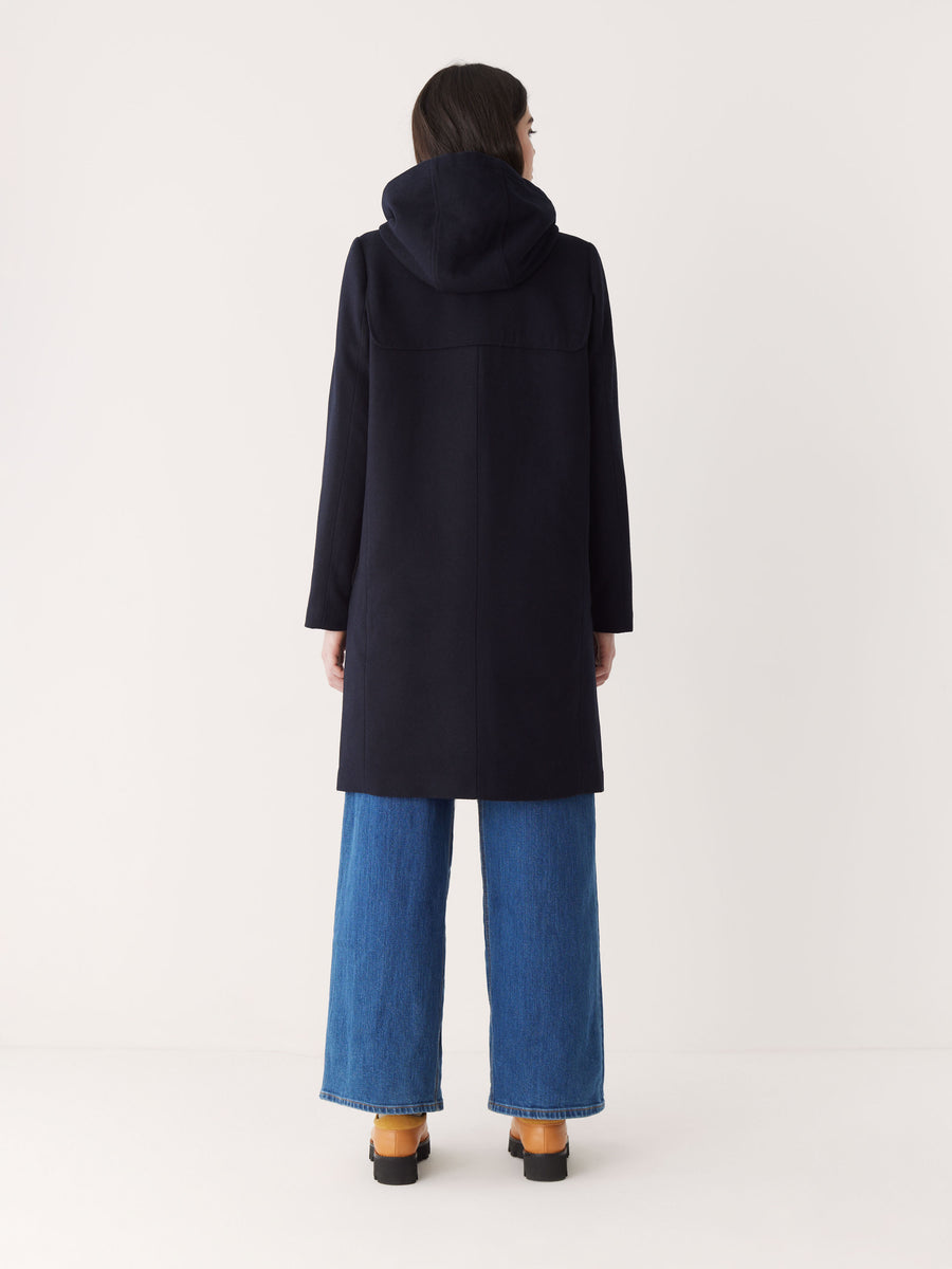 The Maybelle Duffle Coat in Deep Blue – Frank And Oak Canada