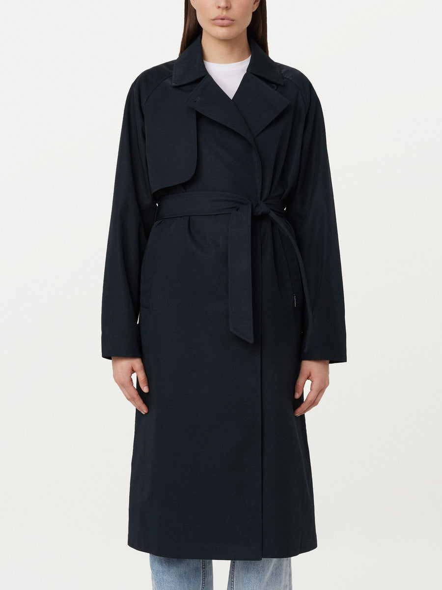 ジャケット・アウター ENFOLD SHAPE LONG-COAT W105SUA20024N37-VECTOR_ULTRA-