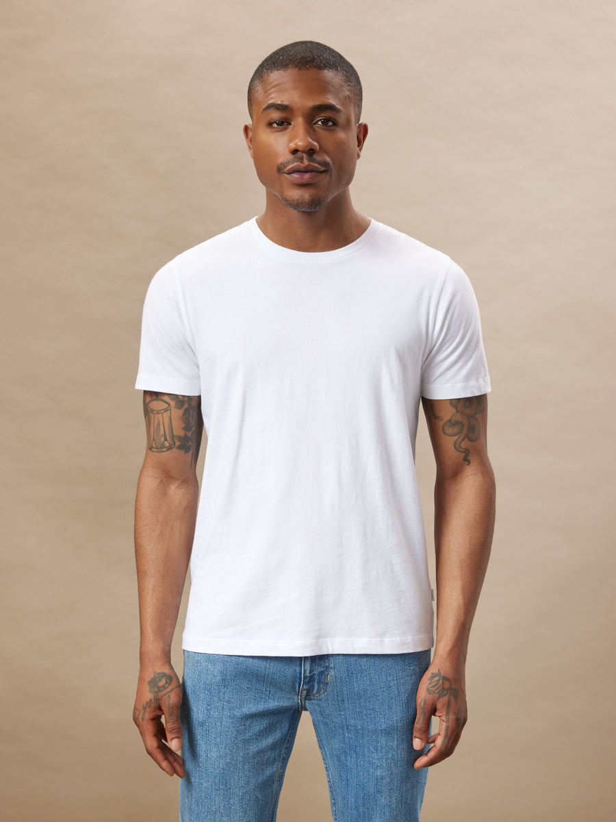 The Slim Fit Essential T-Shirt in Bright White – Frank And Oak Canada