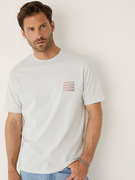 The Groovy Relaxed T-Shirt in Glacier Grey – Frank And Oak Canada