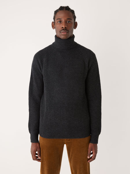 The Turtleneck Sweater in Shadow Black – Frank And Oak Canada