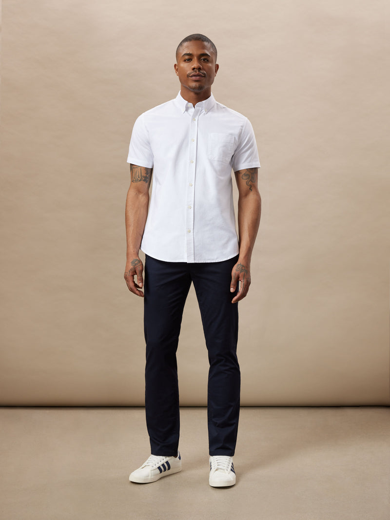 The Brunswick Slim Fit Chino Pant in Deep Blue – Frank And Oak