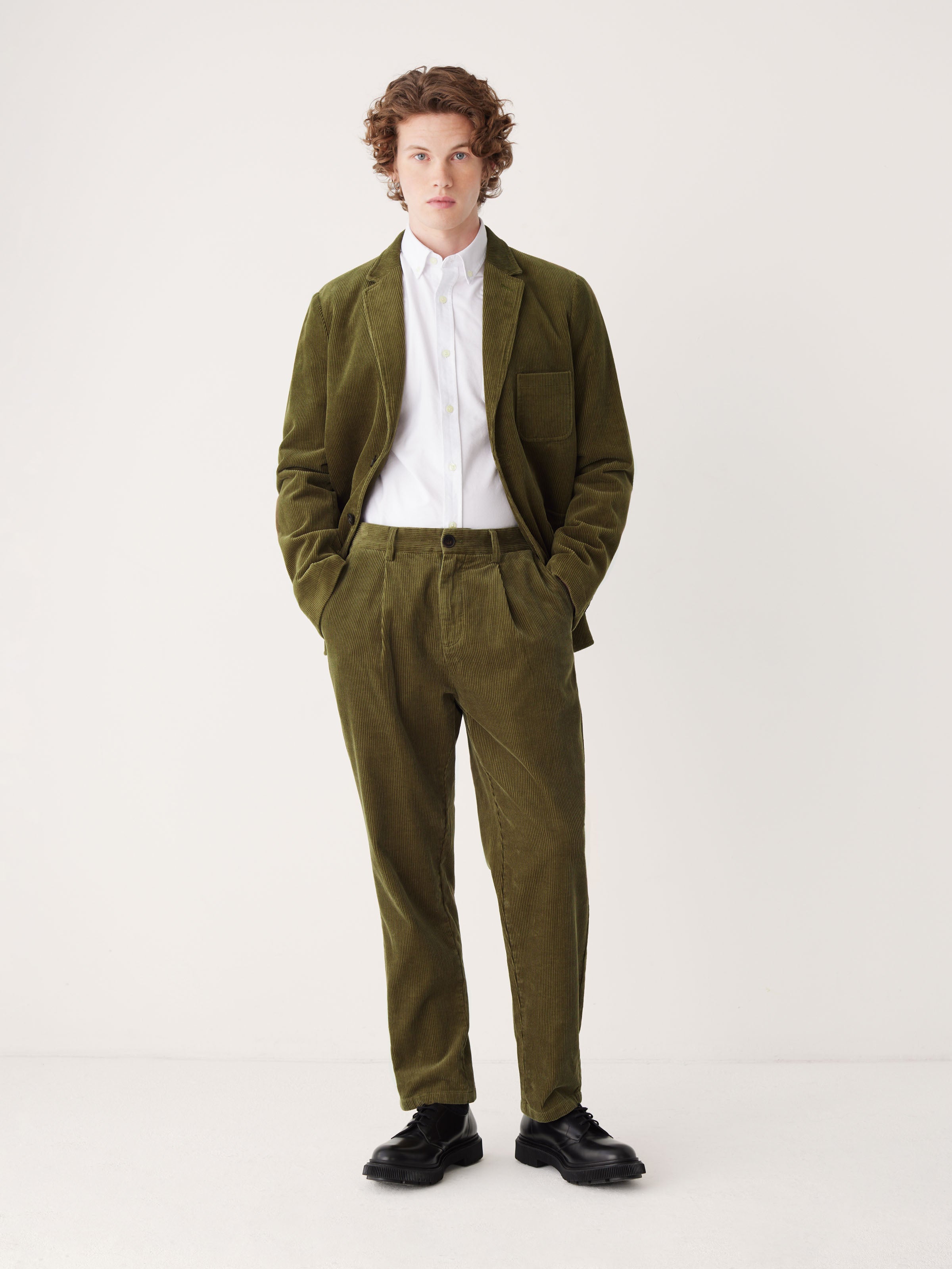 Pine Woods Mens Corduroy Pants Limited Edition Dark Khaki Green Corduroy  Trousers for Men Shipping Tomorrow -  Canada