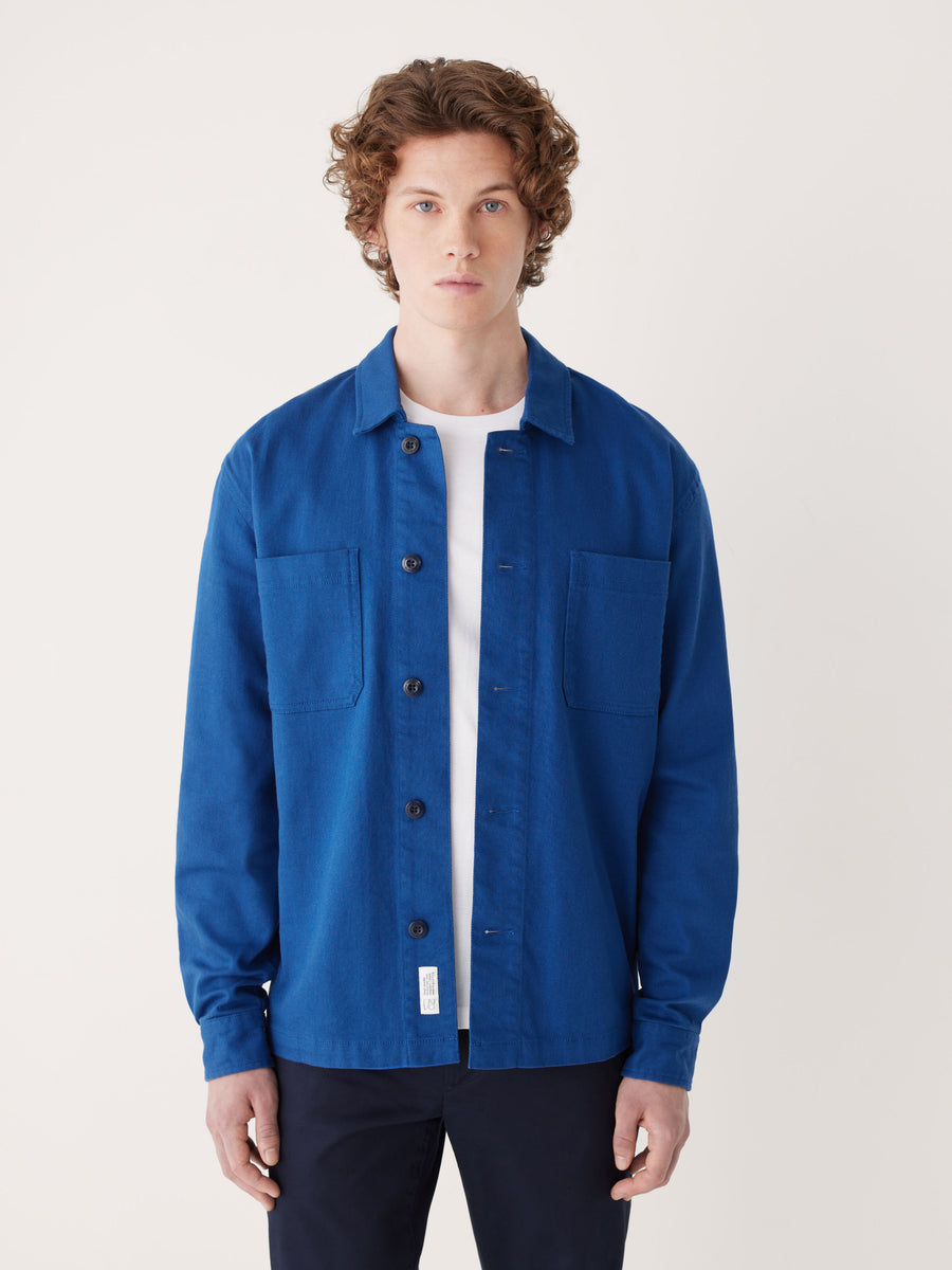 The Worker Overshirt in Cobalt – Frank And Oak Canada
