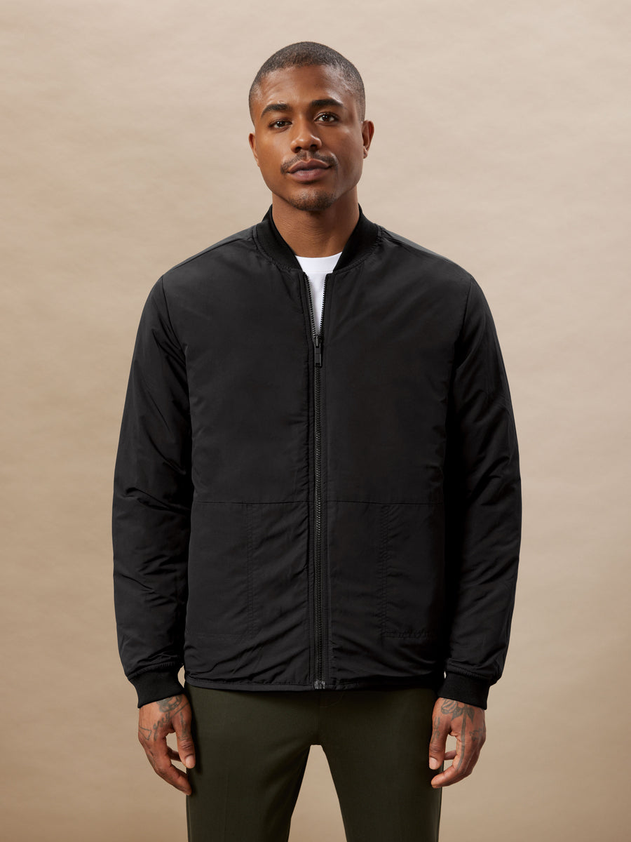 The Skyline Reversible Bomber in Black – Frank And Oak Canada