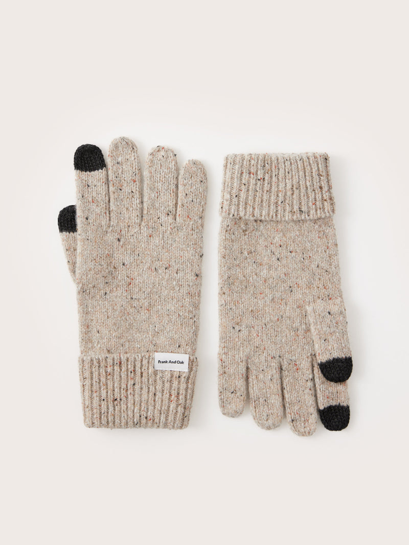The Donegal Wool Gloves in Beige – Frank And Oak Canada