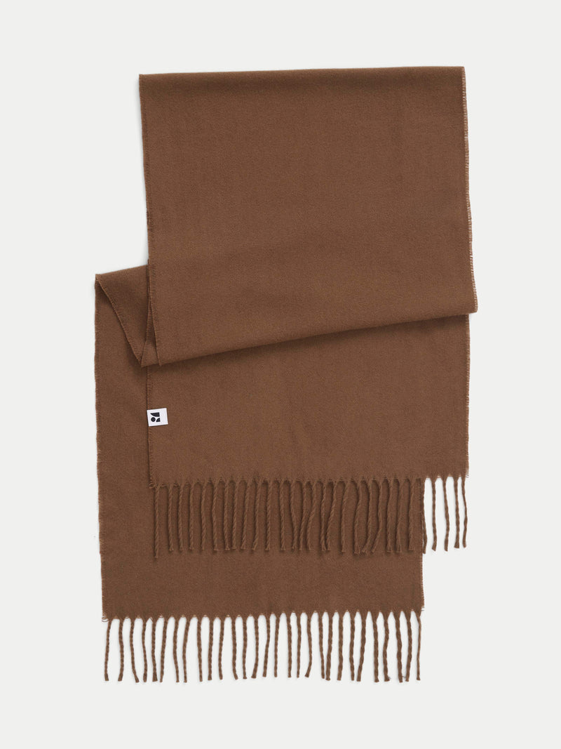 The Solid Scarf in Medium Brown – Frank And Oak Canada