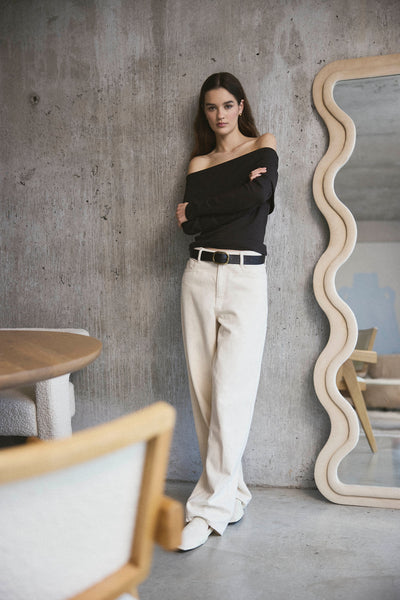 トップス andequal volume off shoulder blouse volume off shoulder blouse – andequal