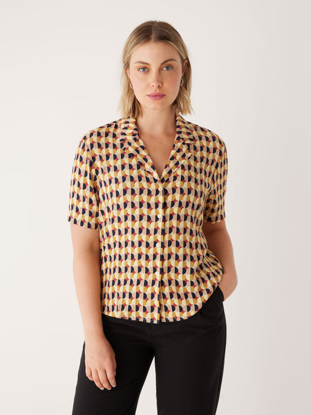 The Camp Collar Blouse in White – Frank And Oak Canada