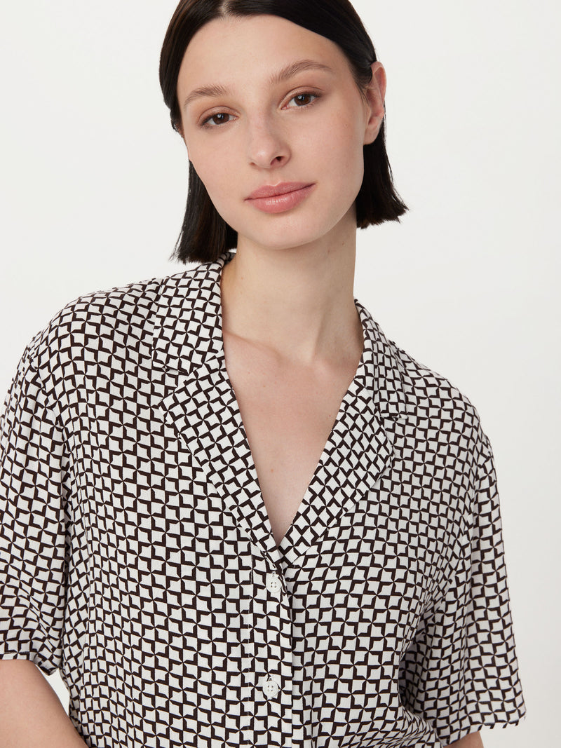 camp collar shirt women's