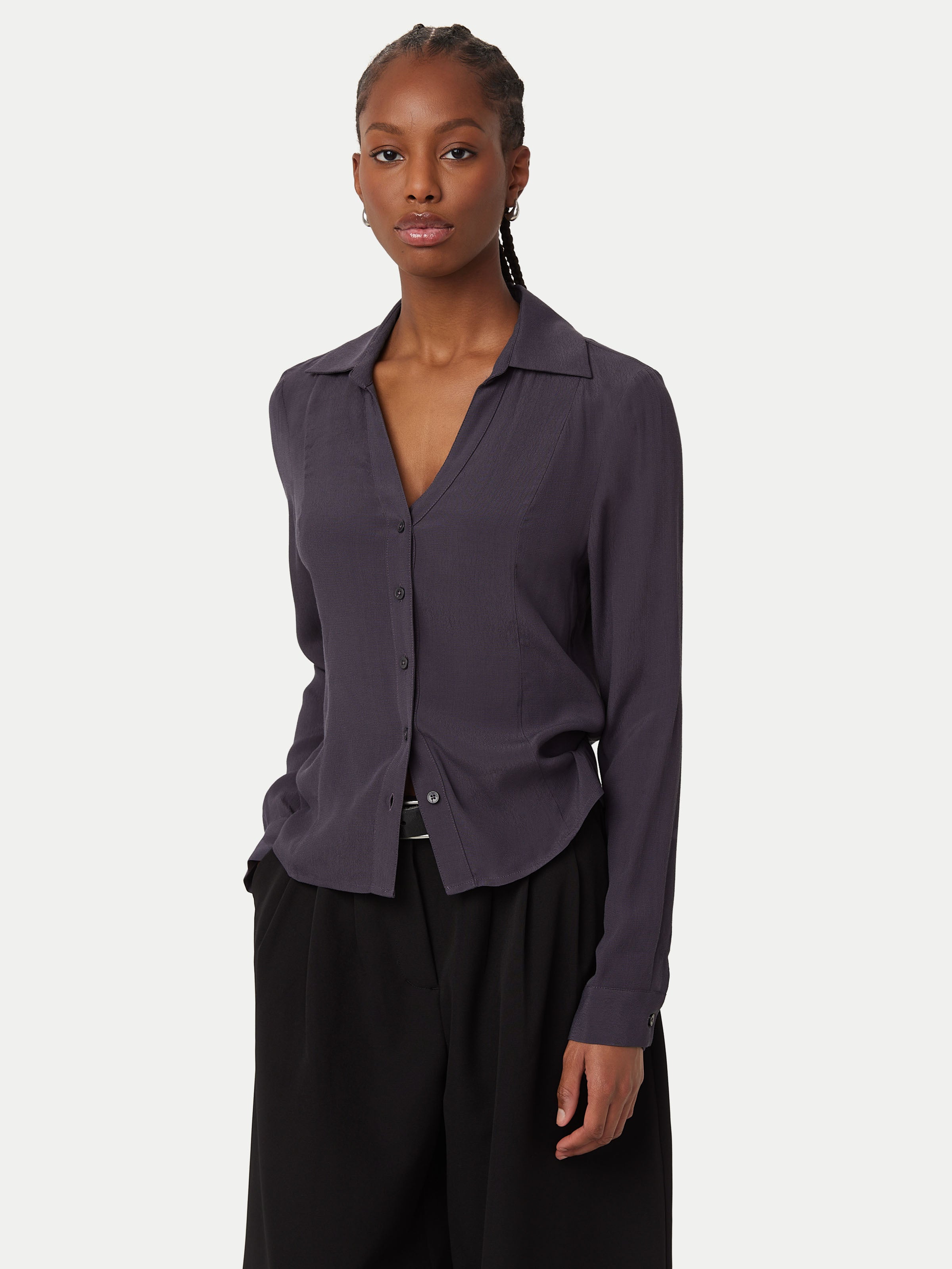 mare Sheer Docking French Sleeve Blouse Paris Sheer Blouse
