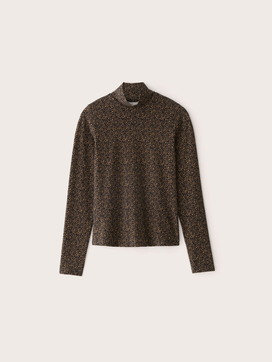 The Essential Long Sleeve Mockneck in Sepia – Frank And Oak Canada