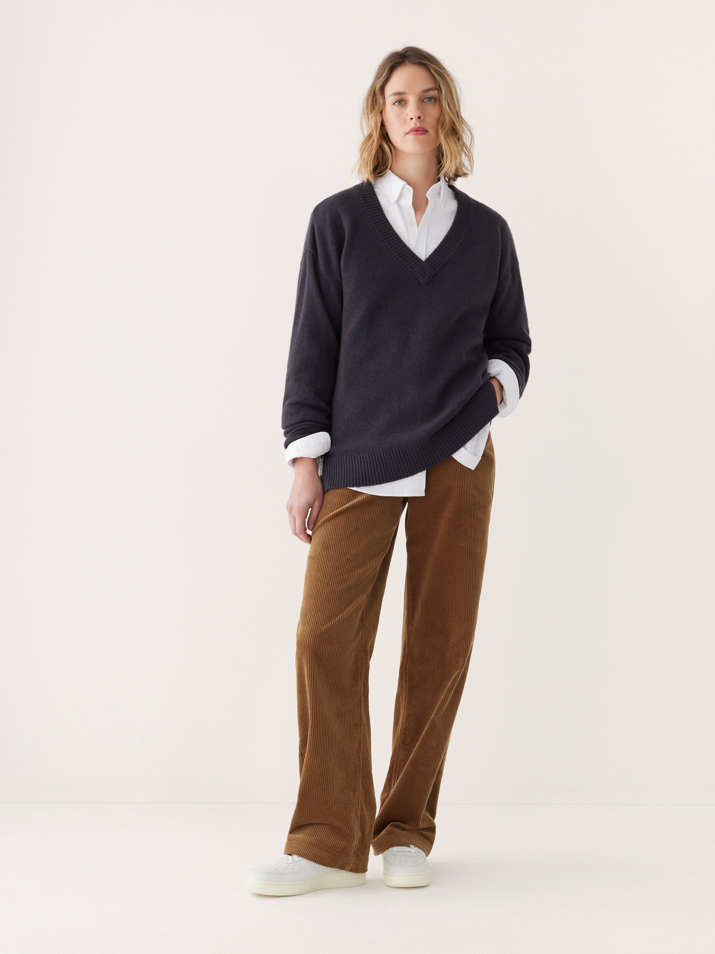 The Yak Wool Tunic Sweater in Navy – Frank And Oak Canada