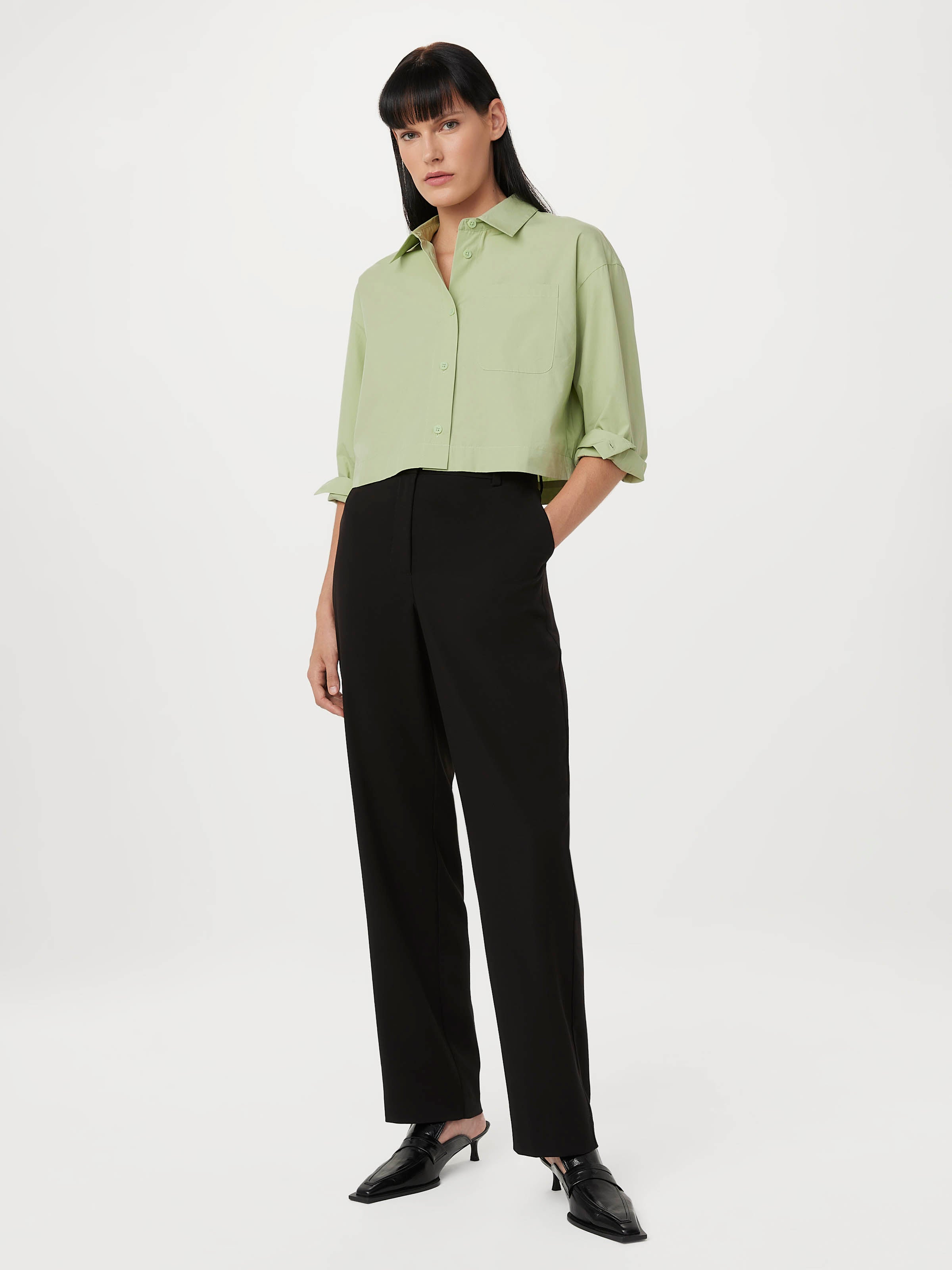 The Jane Straight Pant in Black – Frank And Oak Canada