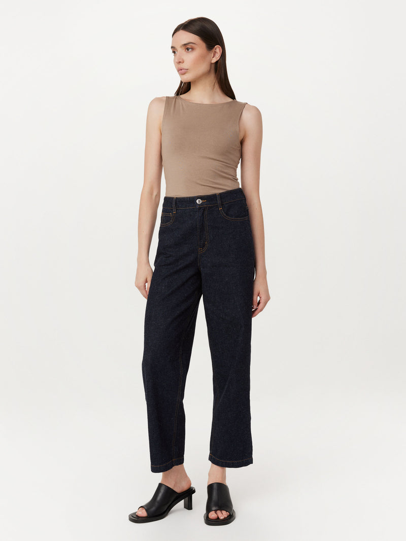 The Janis Wide Balloon Jean in Dark Wash – Frank And Oak Canada