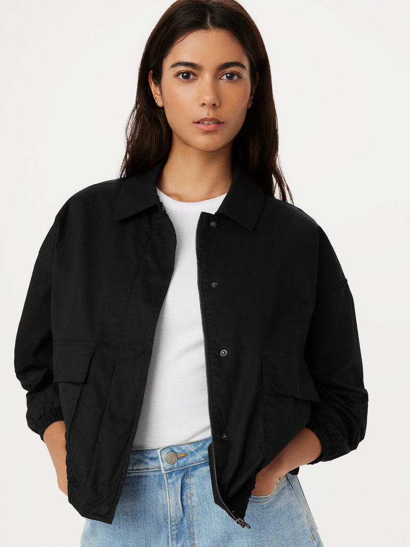 The Parachute Comfort Jacket in Black – Frank And Oak Canada
