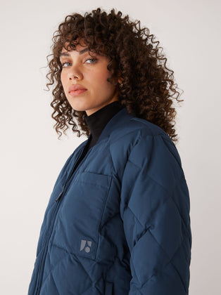 The Skyline Reversible Bomber in Space Blue