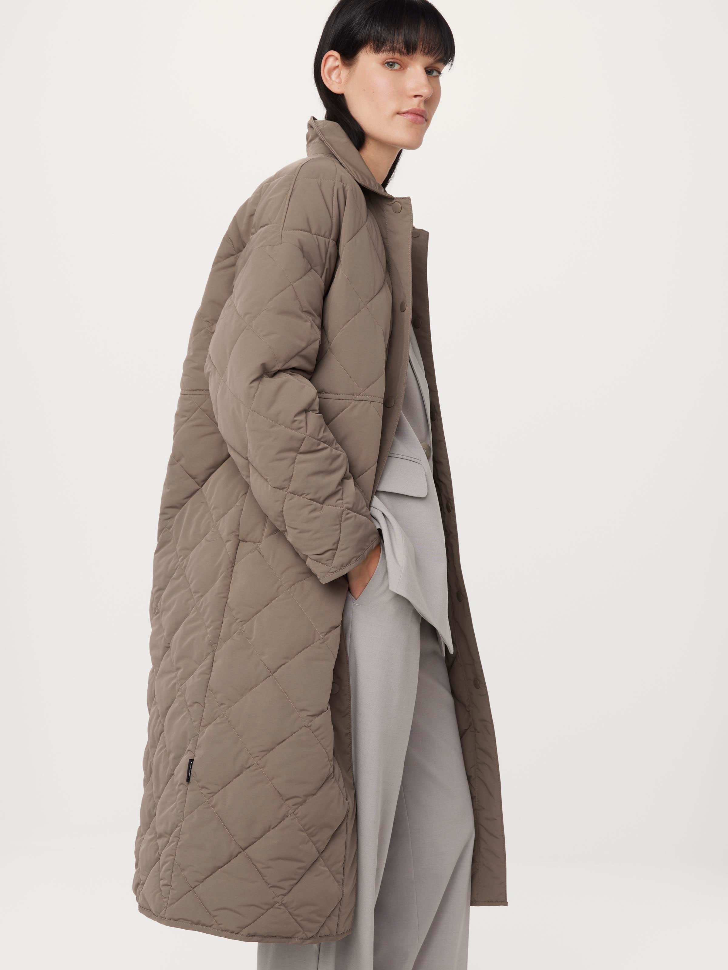 The Skyline Maxi Jacket in Dark Taupe – Frank And Oak Canada