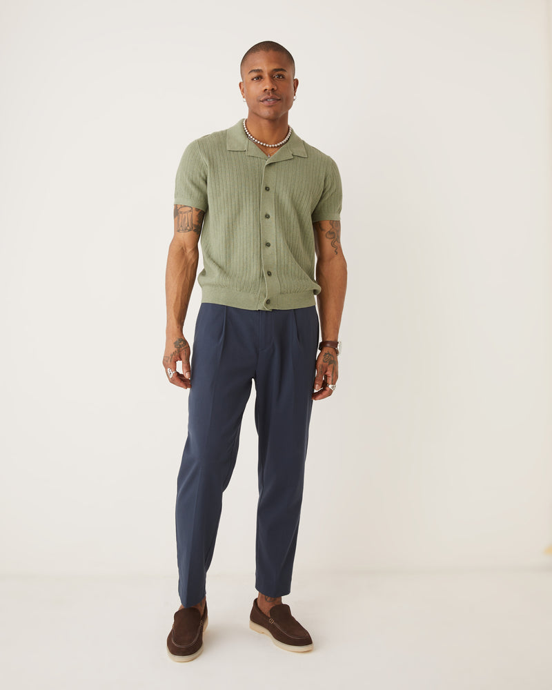 The Button-Up Polo Knit in Green – Frank And Oak Canada